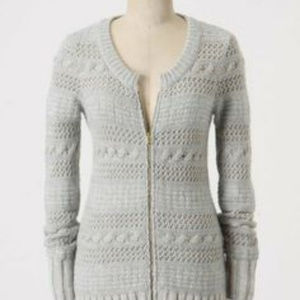 Sleeping on Snow Anthropologie Zip-Up Cardigan